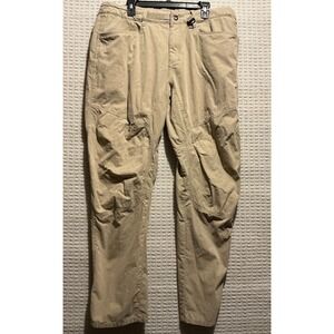 Viktos Khaktical Pants 38x34 Men Tan Performance Hiking Black Arms